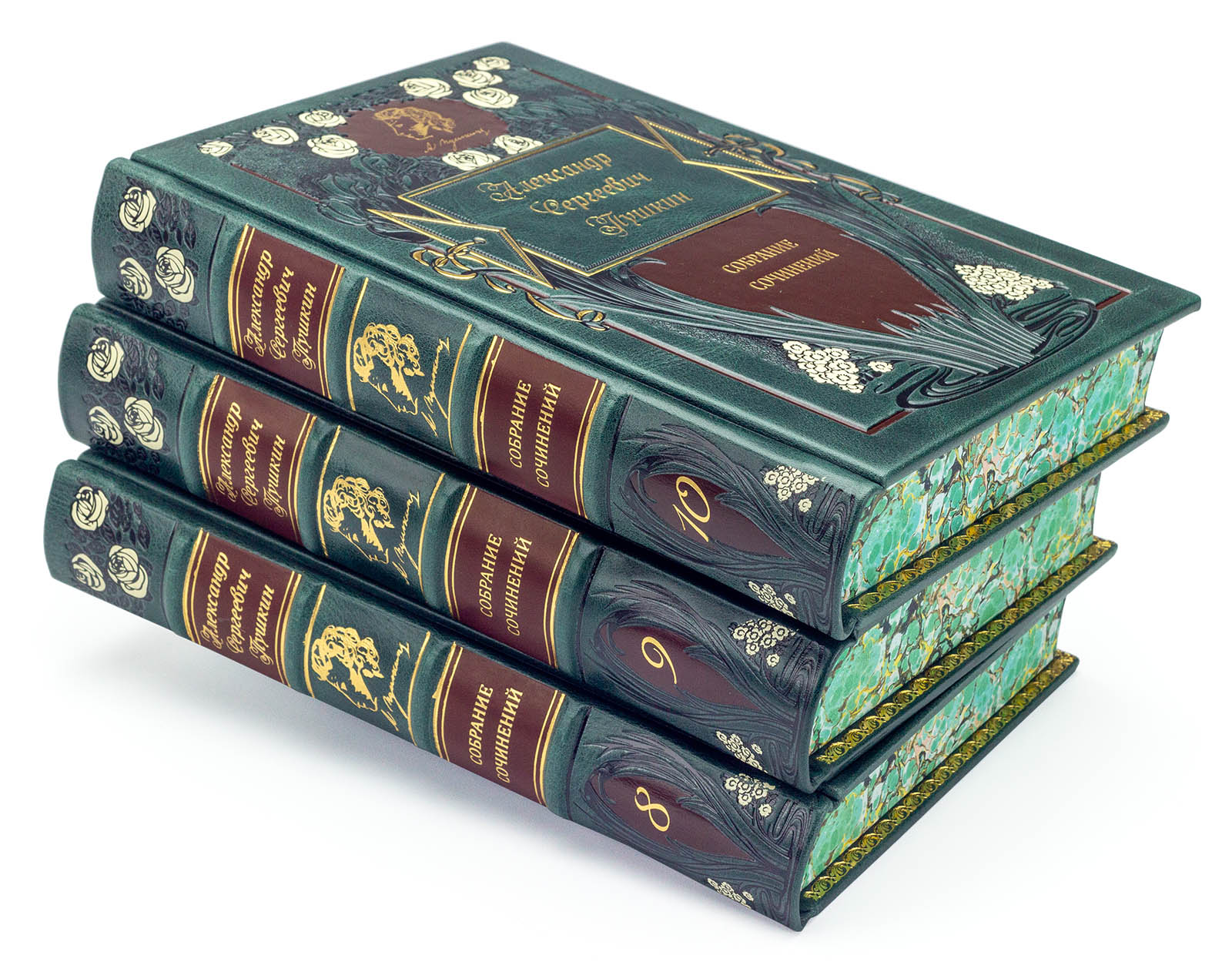 Подарочные книги "Пушкин А. С. Собрание сочинений 10 томов" - купить в Москве