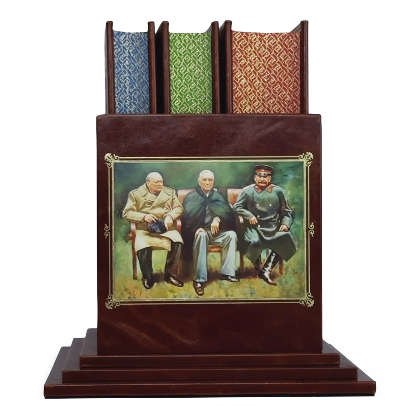 Подарочное издание в 3-х томах "Черчилль. Сталин. Рузвельт" - купить в Москве