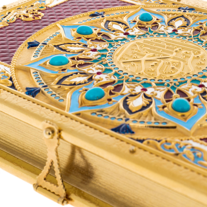 Коран украшенный "Солнце" с бирюзой, Златоуст - купить в Москве