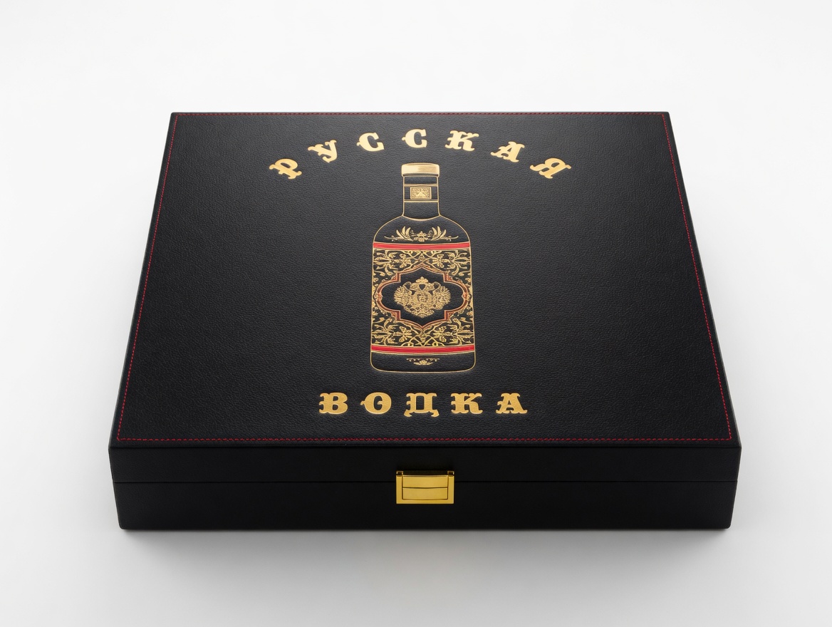 Подарочный набор с книгой "Русская водка" - купить в Москве