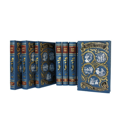 Подарочное издание в 8-ми томах «Собрание сочинений» Марк Твен - купить в Москве