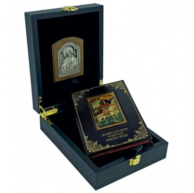 Подарочный набор с иконой «Сказания о благоверном великом князе Александре Невском» - купить в Москве