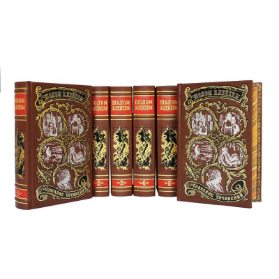 Подарочное издание в 6-ти томах «Собрание сочинений» Шолом Алейхем - купить в Москве