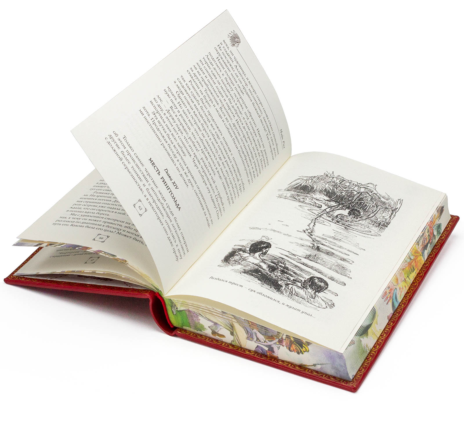 Подарочная книга "Оцеола. Вождь семинолов" Майн Рид Купер - купить в Москве