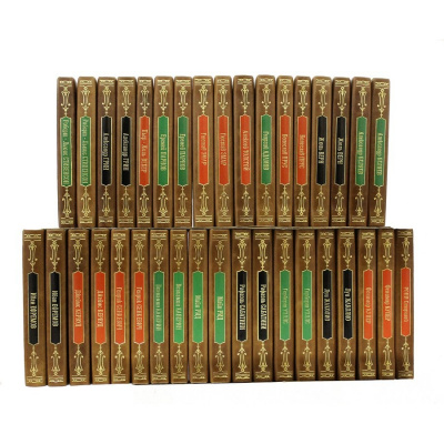Золотая библиотека приключений в 36-ти томах в кожаном переплете - купить в Москве