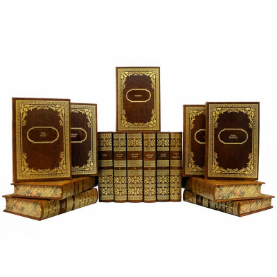 Библиотека зарубежной классики в 100 томах в кожаном переплете - купить в Москве