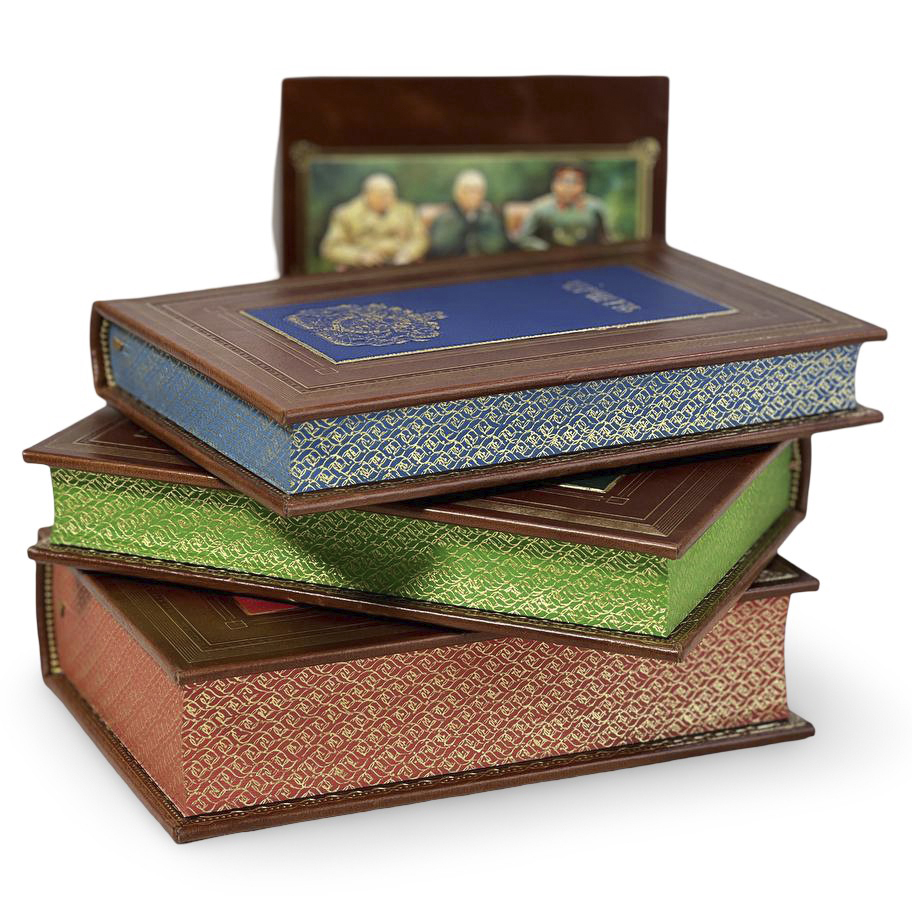 Подарочное издание в 3-х томах "Черчилль. Сталин. Рузвельт" - купить в Москве