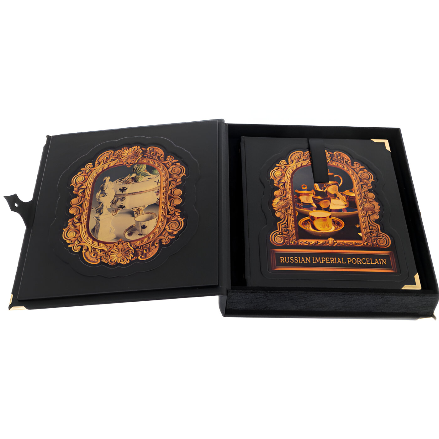 Подарочная книга "Русский императорский фарфор" на английском языке (в коробе) - купить в Москве