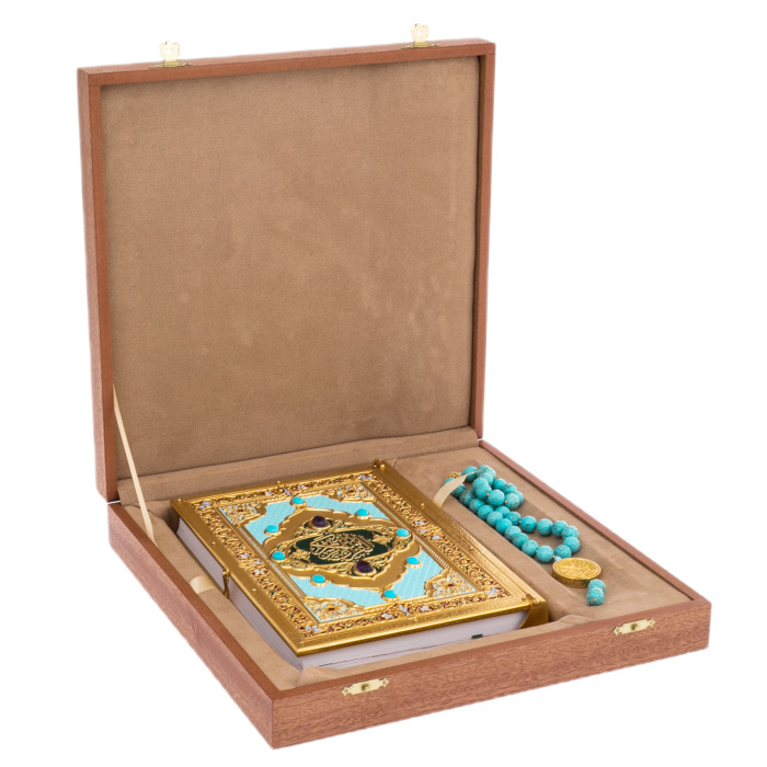 Коран объемный "Голос Востока" с четками, Златоуст - купить в Москве