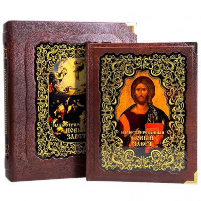 Подарочная книга "Иллюстрированный Новый Завет" (в коробе) - купить в Москве