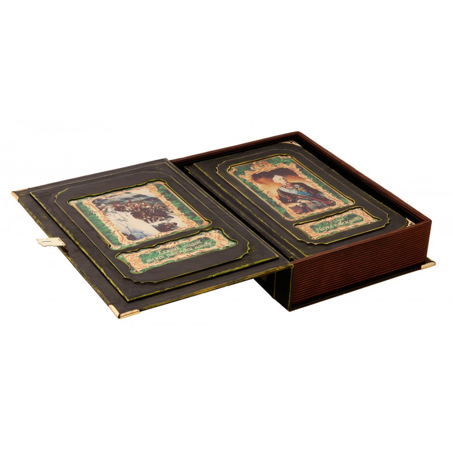 Книга в кожаном переплете «Наука побеждать» Суворов А.В. - купить в Москве