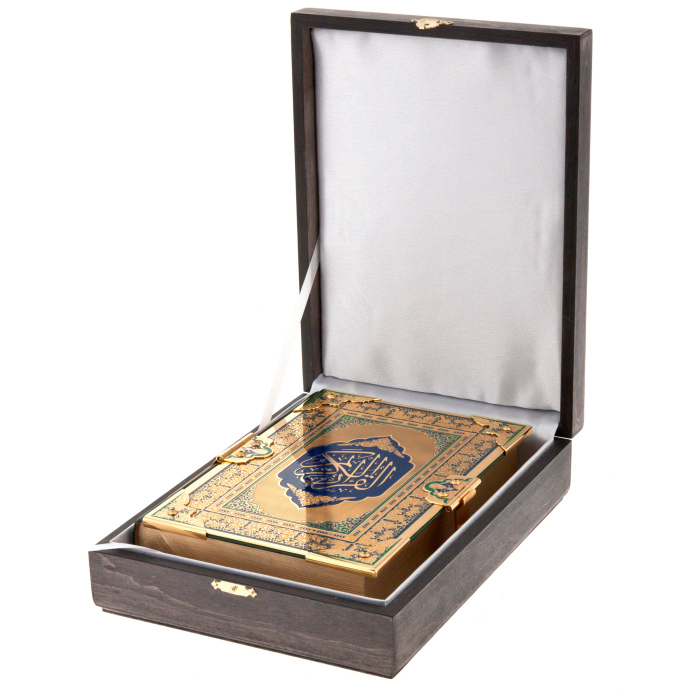 Подарочная книга в окладе "Коран" с переводом и комментариями М-Н. О. Османова, в коробе, Златоуст - купить в Москве