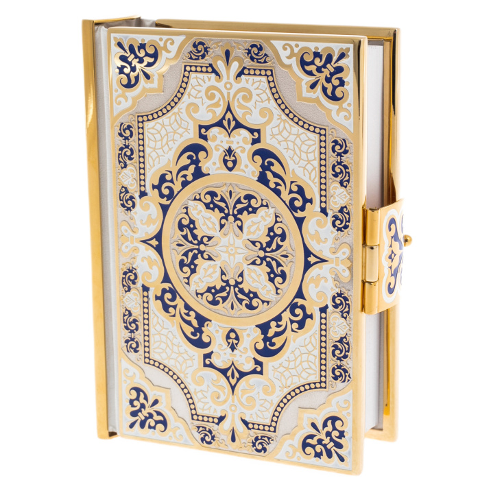 Коран малый "Наследие Ислама" синяя эмаль, Златоуст - купить в Москве